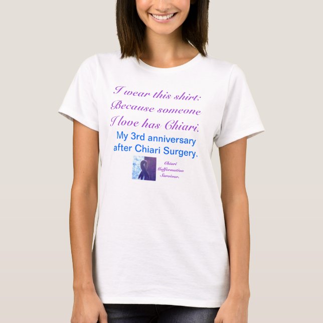 Chiari Awareness T-Shirt (Front)