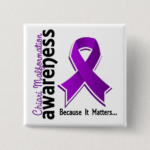 Chiari Malformation Awareness 5 15 Cm Square Badge