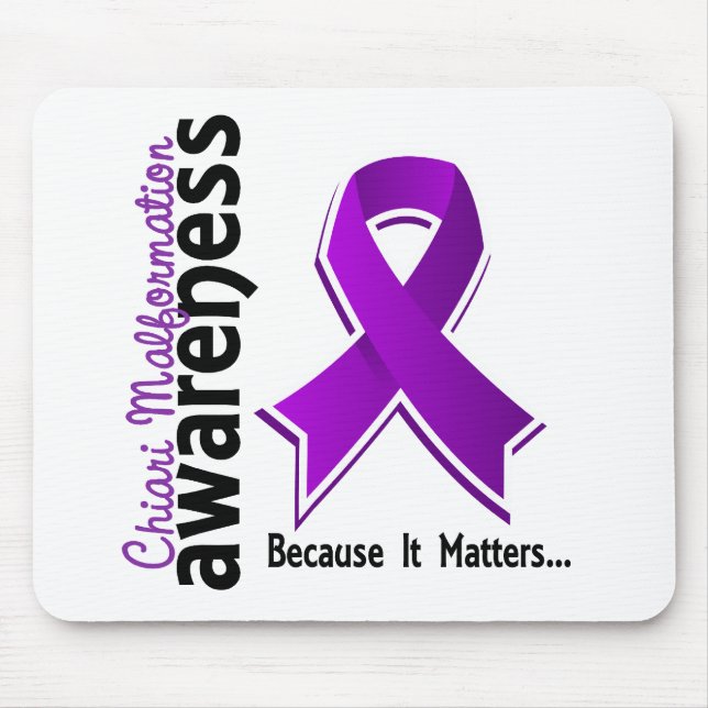 Chiari Malformation Awareness 5 Mouse Mat (Front)