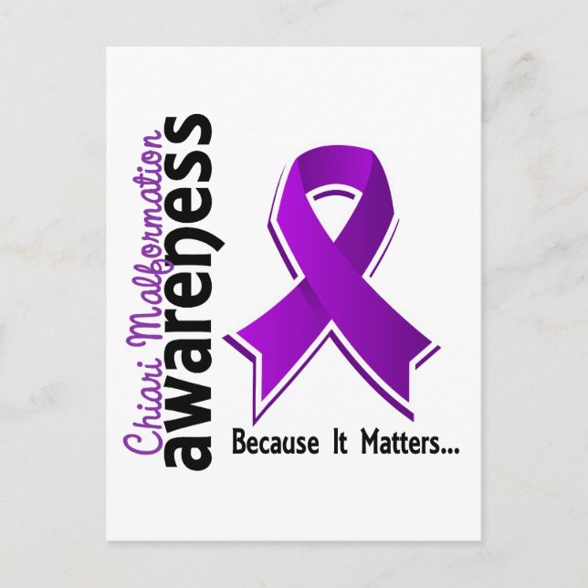 Chiari Malformation Awareness 5 Postcard (Front)