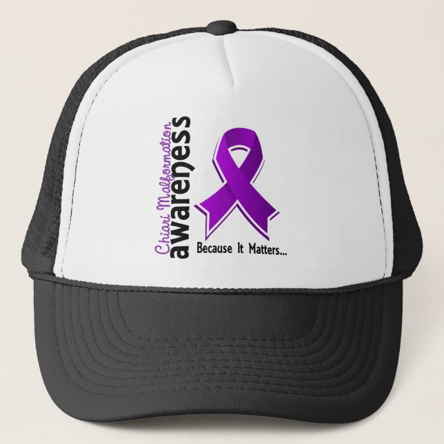 Chiari Malformation Awareness 5 Trucker Hat (Front)