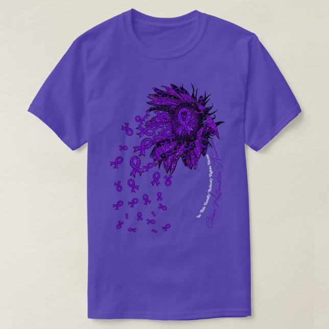 Chiari Malformation Awareness Awareness sunflower  T-Shirt (Design Front)