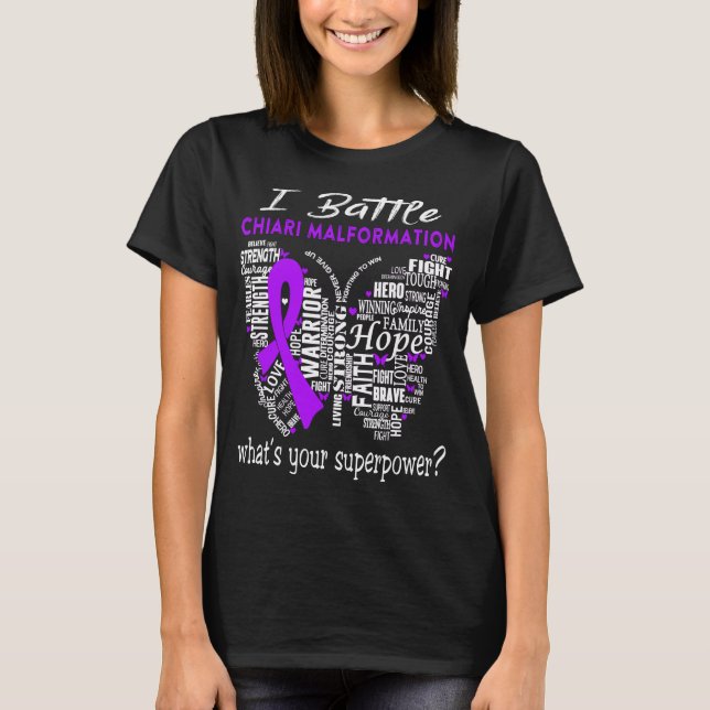 Chiari Malformation Awareness Month Ribbon Gifts T-Shirt (Front)