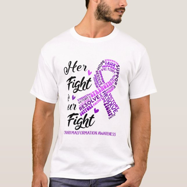 Chiari Malformation Awareness Month Ribbon Gifts T-Shirt (Front)