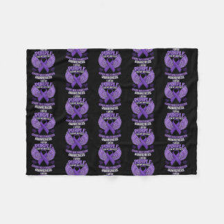 Chiari Malformation Awareness Mother Support Fleece Blanket