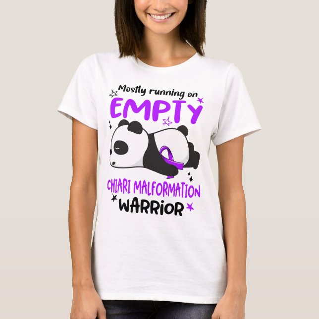 Chiari Malformation Awareness Ribbon Support Gifts T-Shirt (Front)