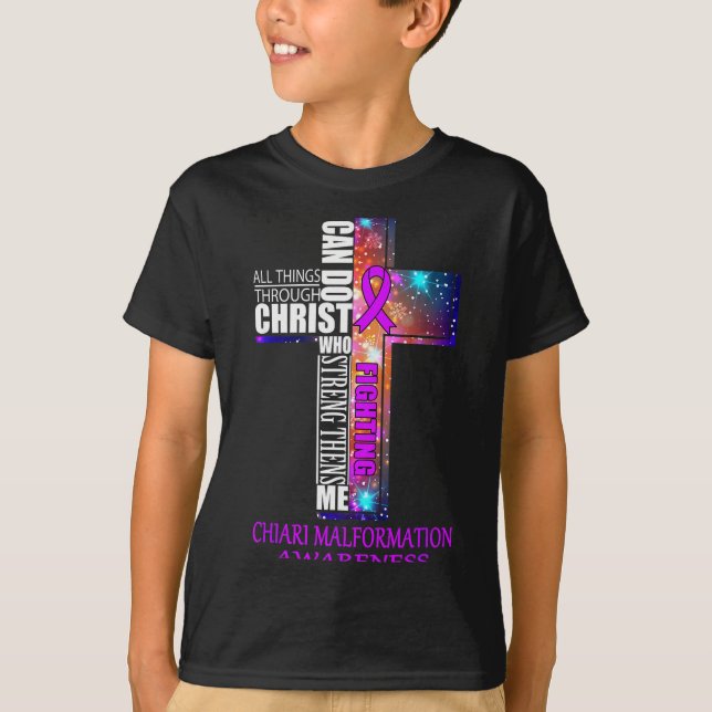 Chiari Malformation Awareness Shirt - Christmas Gi (Front)