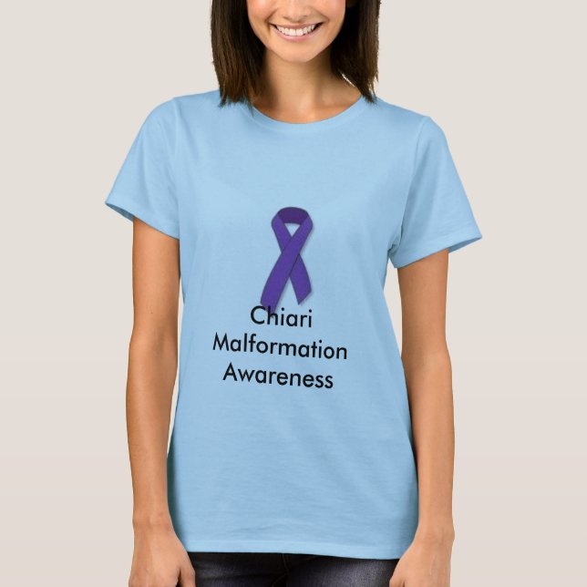 Chiari Malformation Awareness T-Shirt (Front)