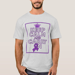 Chiari Malformation Keep Calm and Carry On T-Shirt