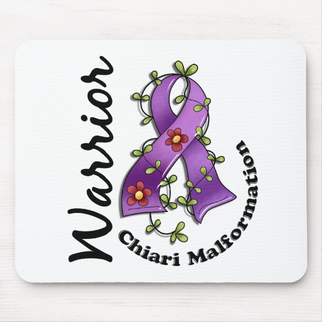 Chiari Malformation Warrior 15 Mouse Mat (Front)