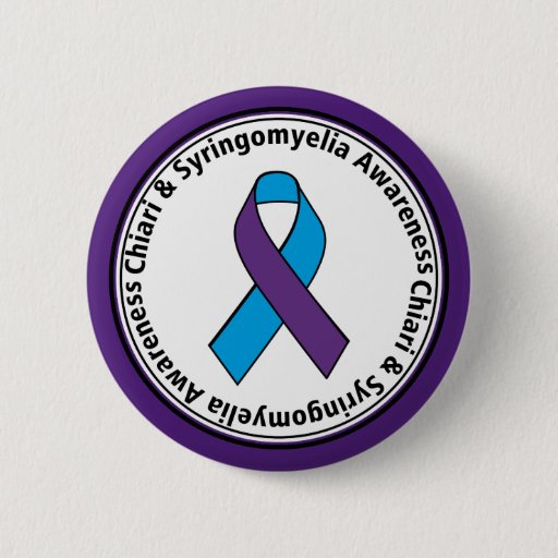 Image of Chiari & Syringomyelia Awareness Ribbon Button