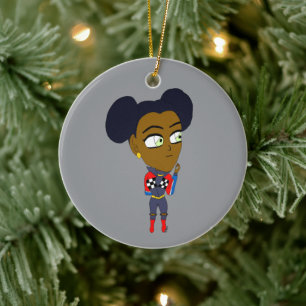 chib ceramic tree decoration