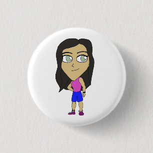 chibi 3 cm round badge