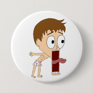 chibi 7.5 cm round badge