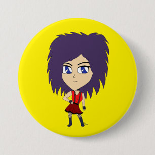 chibi 7.5 cm round badge