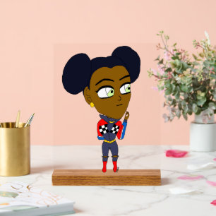 chibi  acrylic sign