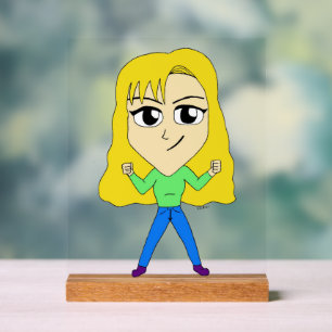 chibi    acrylic sign