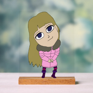 chibi   acrylic sign