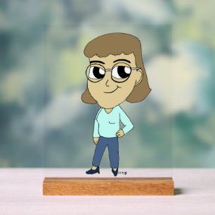 chibi   acrylic sign