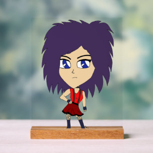 chibi  acrylic sign