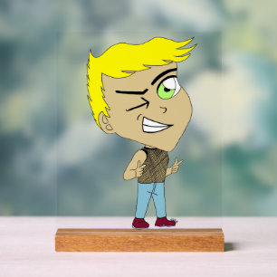 chibi  acrylic sign