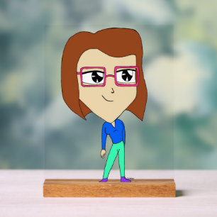 chibi   acrylic sign