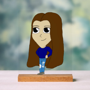 chibi  acrylic sign