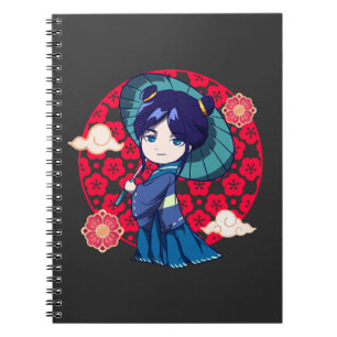 Chibi Anime Kawaii Kimono Notebook