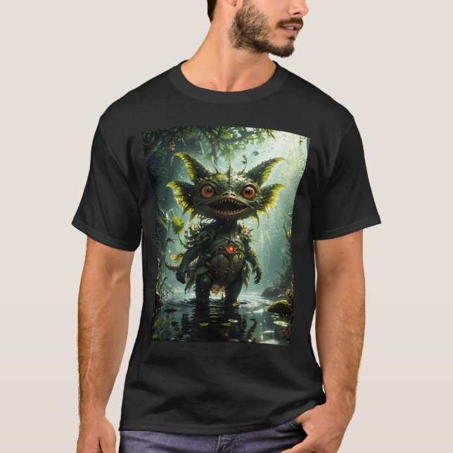 Chibi Aquatic Goblin  T-Shirt (Front)