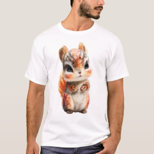 Chibi Autumn Chipmunk Forest Dweller Men T-Shirt