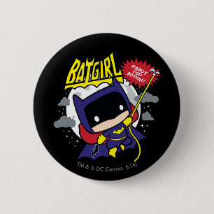 Chibi Batgirl Ready For Action 6 Cm Round Badge