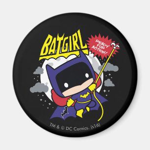 Chibi Batgirl Ready For Action Magnet