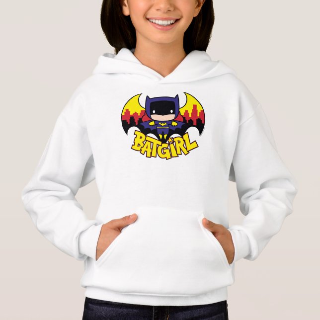 Chibi Batgirl With Gotham Skyline & Logo (Front)