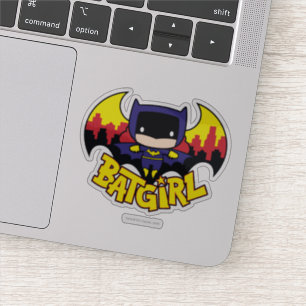 Chibi Batgirl With Gotham Skyline & Logo