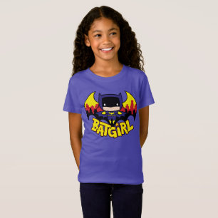 Chibi Batgirl With Gotham Skyline & Logo T-Shirt