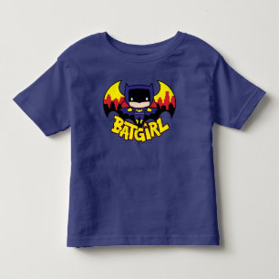 Chibi Batgirl With Gotham Skyline & Logo Toddler T-Shirt