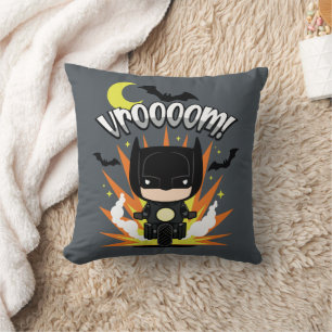 Chibi Batman Batcycle Cushion