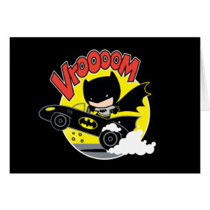 Chibi Batman In The Batmobile