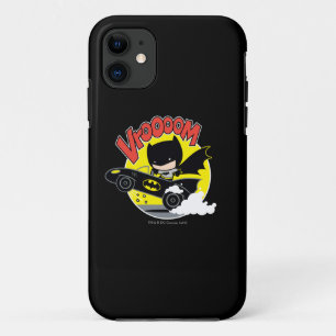 Chibi Batman In The Batmobile iPhone 11 Case