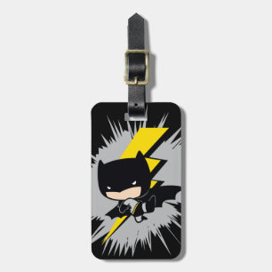 Chibi Batman Lightning Kick Luggage Tag