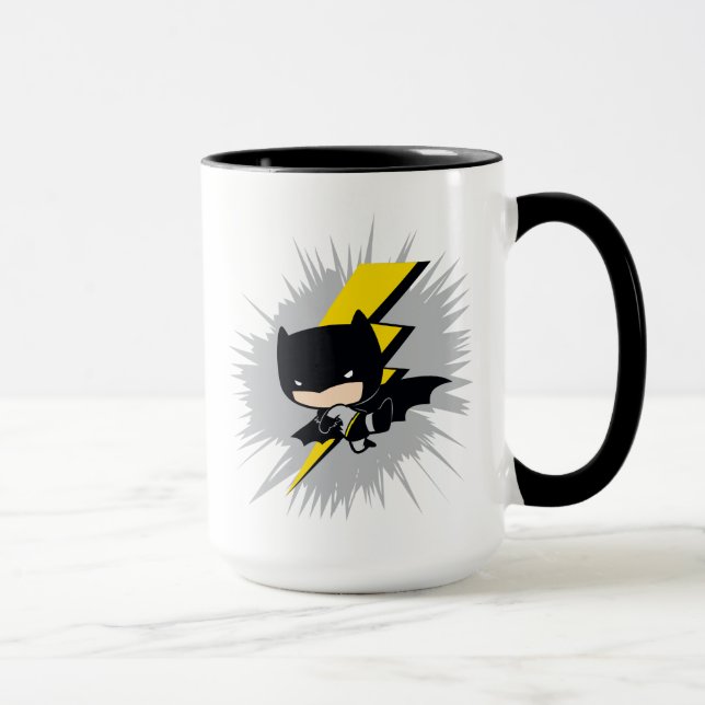 Chibi Batman Lightning Kick Mug (Right)