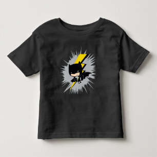 Chibi Batman Lightning Kick Toddler T-Shirt