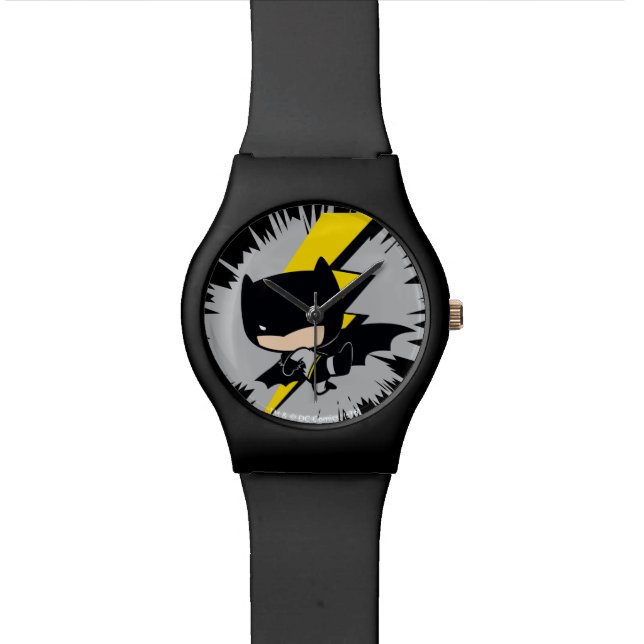 Chibi Batman Lightning Kick Watch (Close Up)