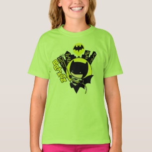 Chibi Batman Scaling The City T-Shirt