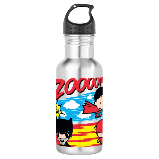 Chibi Batman Too Slow! 710 Ml Water Bottle (Front)