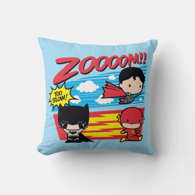 Chibi Batman Too Slow! Cushion (Front)