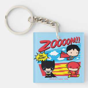 Chibi Batman Too Slow! Key Ring