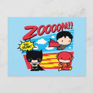 Chibi Batman Too Slow! Postcard