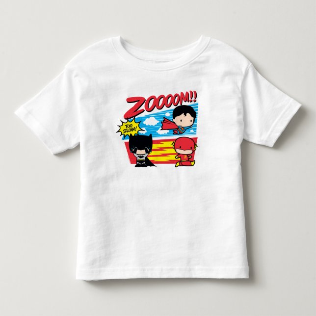 Chibi Batman Too Slow! Toddler T-Shirt (Front)