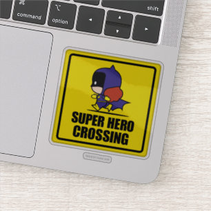 Chibi Batwoman Super Hero Crossing Sign
